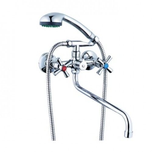 DMT-A(DMT7-A) см-ль для ванны с круглым пов. изл., кер. (1/2") 180гр, двухпозиц. Карт. перекл.