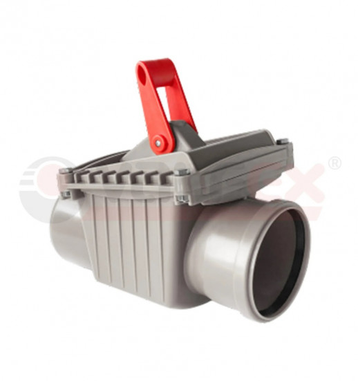 Клапан обратный 110 мм вн.канализ. (2) VALFEX