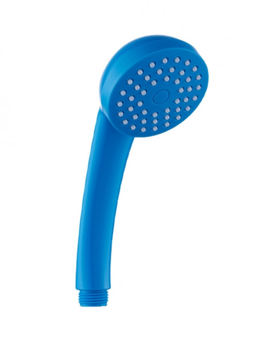 Лейка душевая "POTATO" (1 режим, голубой) (P 04-12)