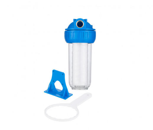 Колба фильтра для воды 5" CFC-5K (резьба 1") с картриджем NT-5, Unipump