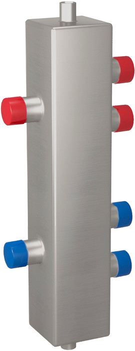 Гидроразделитель  ГРУ40-2В  нерж. 304 полиров. с 2-мя кронштейнами