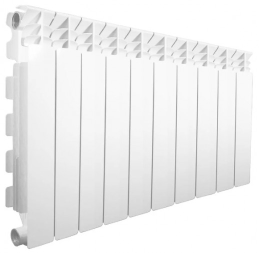 Радиатор алюминиевый ARDENTE C2 B 500/100 БЕЛЫЙ  (10 СЕКЦИЙ) FONDITAL