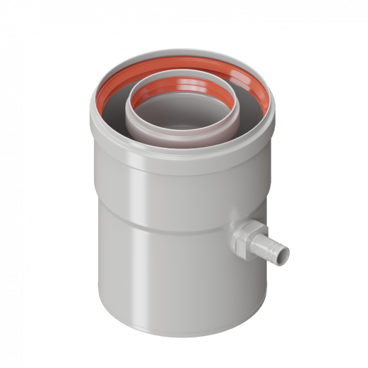 Конденсатоотводчик коаксиальный УНИВЕРСАЛЬНЫЙ 60/100 KRATS KRATS (СТ60100)