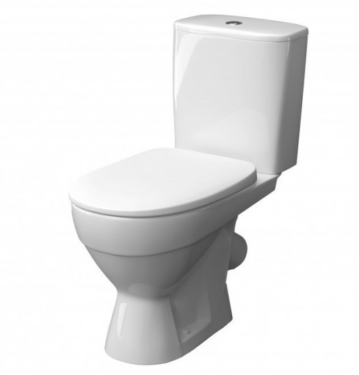 Унитаз-компакт "ТОЛЕДО" БЕЛЫЙ (2-режим. сид.DP,soft Close косой выпуск) МЛ КЕРАМИН