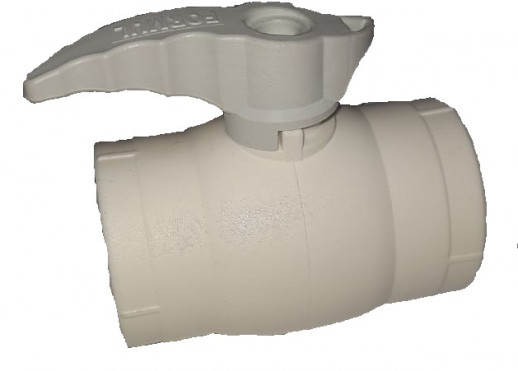 Кран шаровой MINI 32 (40/10) (Valfex) БЕЛЫЙ