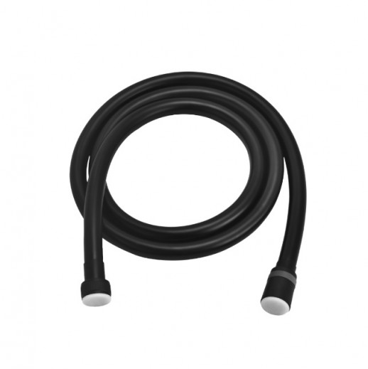 Шланг душевой.1,5 м ПВХ черный прозрачный