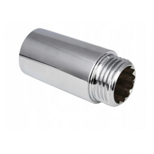 Удлинитель цвет ХРОМ DN 15 60 мм в/н