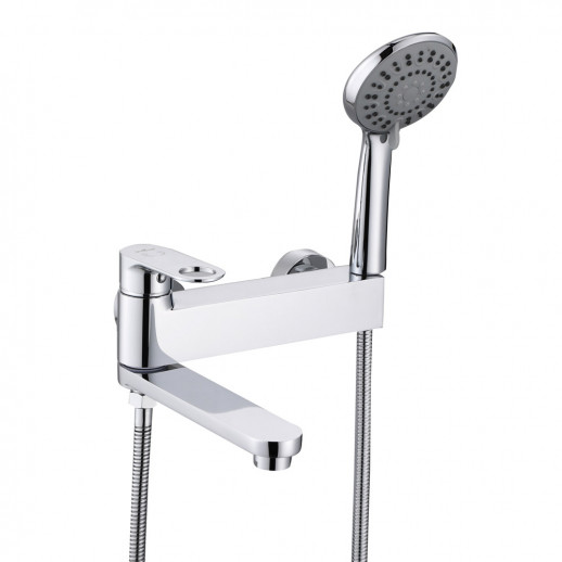 Смеситель "ViEiR"для ванны шар.40мм латунь перекл.в корпусе