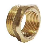 Футорка VALFEX  НР 3/4" - ВР 1/2" никель