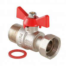 VALTEC Кран шаровой с накидной гайкой 1/2" вн.-нар. (VT.260.N.0404)
