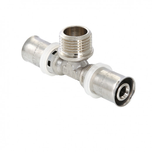 Тройник с нар.р. 20х3/4"х20 (VTm.233.N.200520) Пресс