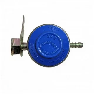 Редуктор на газовый баллон не регулируемый гайка синяя (лягушка) 80872