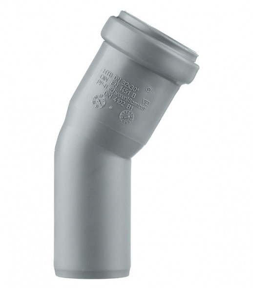 Отвод HTB 32*15 гр. Ger для внутренней канализации, Ostendorf  (20/1400)