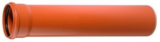 Труба KGEM 110*3000 Ger для наружной канализации,  Ostendorf