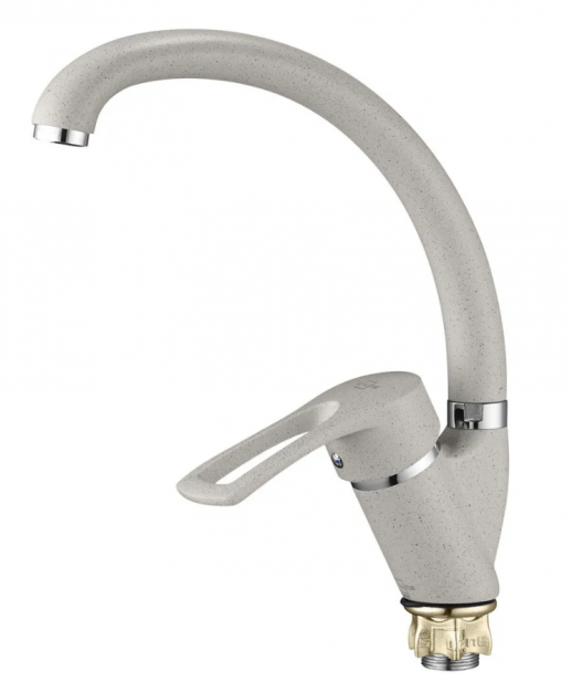 Смеситель для раковины картридж 40 гайка (кор.) ,белый KAK4-A181 KW