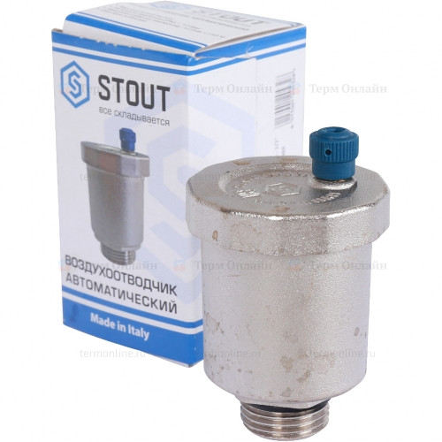 Автомат.воздухоотводчик 1/2 STOUT