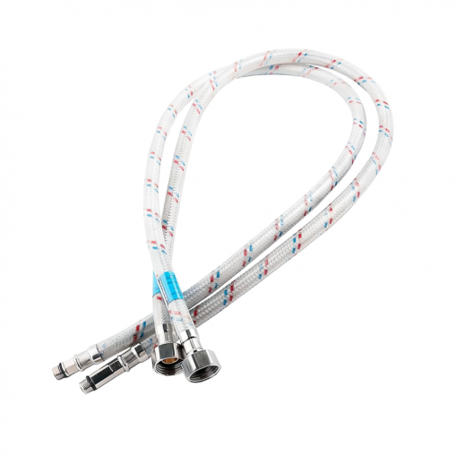 Гибкая подводка для смесителя 40 см ПАРА силикон. оболочке.ViEiR/ELKA