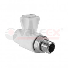 Кран шаровой для радиатора прямой 20х1/2"  (Valfex) СЕРЫЙ