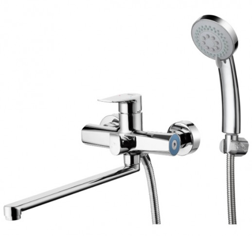 См-ль для ванны с плоским пов. изливом, ø35, встр. переключение NOG7-A