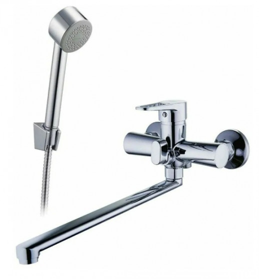 См-ль для ванны с плоским пов. изливом, ø35, встр. переключение PUD7-A