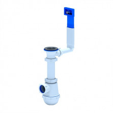 Сифон Ани 1 1/2"*40 Грот с переливом мойки (A0140)