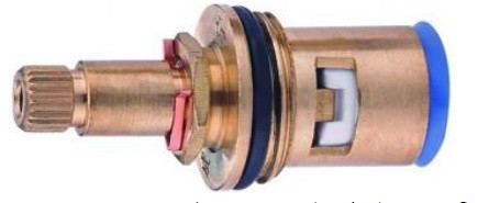 Кер. кран-букса(1/2) 90°, для смесителей с крестовой ручкой SFX-0002