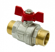HLV Кран шар.3/4  Н/Н. (бабочка)