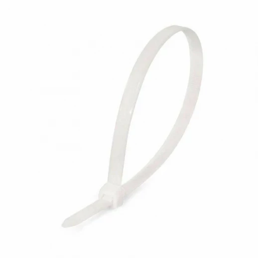 Стяжка-хомут 3мм х 150 белая (упак. 100шт)