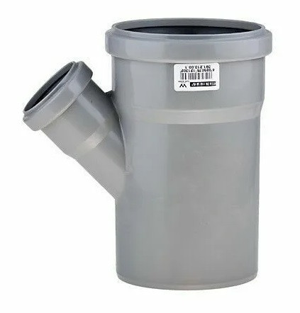 Тройник HTEA 110/50*45 гр. Ger для внутренней канализации, Ostendorf  (20/240)