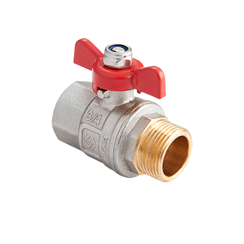 Кран шар.никел.с бабочкой, г-ш 1" MVI