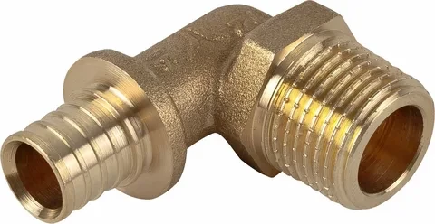 MVI угольник аксиальный с наружной резьбой 16х1/2" (10/140)