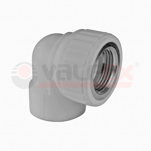 Угольник перех.с внутр.резьбой 25х1/2"(Valfex) СЕРЫЙ