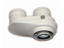 Адаптер разделительный d 80/80 мм (Baxi, Vaillant,Protherm) хомут